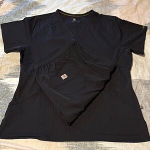 Carhartt Black Scrub Set